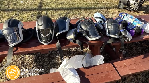 Asbestos removal gear